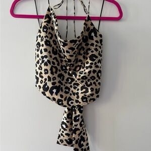 Moon River Animal Print Top